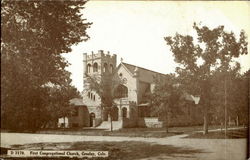 First Congregational Church Greeley, CO Postcard Postcard