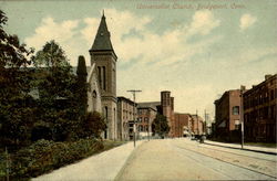 Universalist Church Bridgeport, CT Postcard Postcard