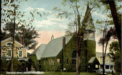 Universalist Church Danbury, CT Postcard Postcard