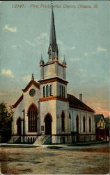 First Presbyterian Church Ottawa, IL Postcard Postcard