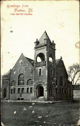 First Bapist Church Postcard