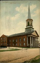 The Pilgrim Congregational Church and Chapel New Haven, CT Postcard Postcard