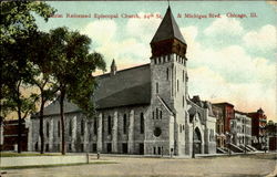 First Reformed Episcopal Church, 24th St. & Michigan Blvd Chicago, IL Postcard Postcard