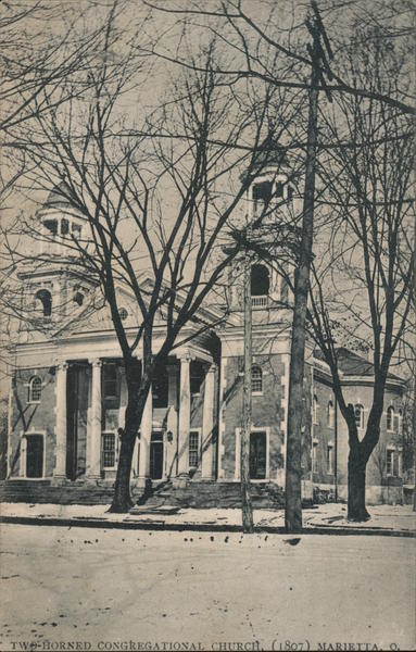 Two Horned Congregational Church, 1807 Marietta Ohio