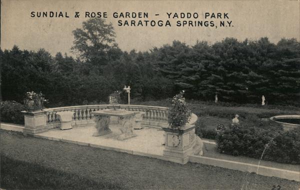 Sundial & Rose Garden - Yaddo Park Saratoga Springs New York