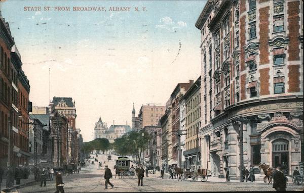 State St. From Broadway Albany New York