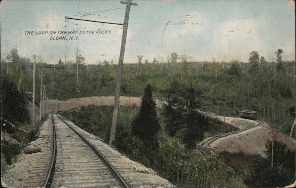 The Loop on the Way to the Rocks Olean New York