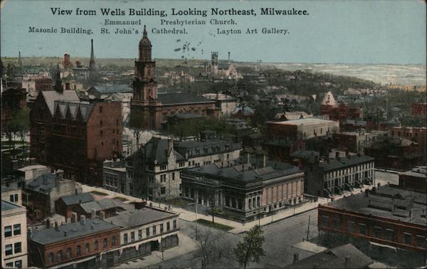 View from Wells Building, Looking Northeast Milwaukee Wisconsin