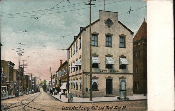 City Hall and West King St. Lancaster Pennsylvania