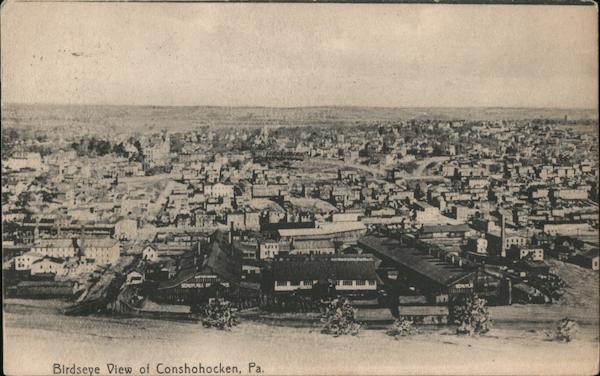 Birdseye View Conshohocken Pennsylvania