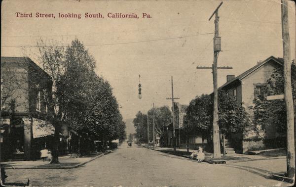 Third Street, Looking South California Pennsylvania
