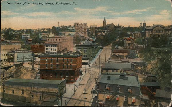 New York Ave. Looking North Rochester Pennsylvania