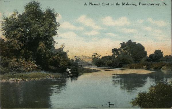 A Pleasant Spot on the Mahoning Punxsutawney Pennsylvania