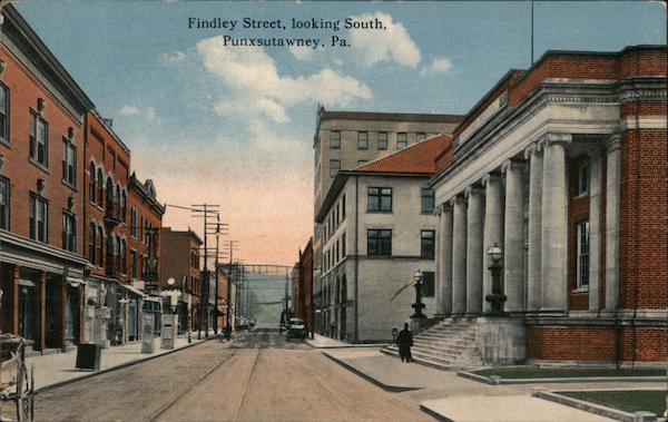 Findley Street, Looking South Punxsutawney Pennsylvania