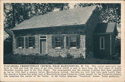 Tuscarora Presbyterian Church Martinsburg, WV Postcard Postcard Postcard