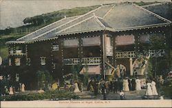 Rorick's Theatre at Night Postcard