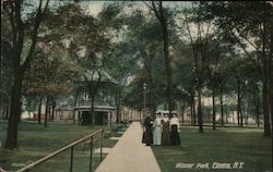 Wisner Park view Postcard