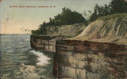 Cliffs Point Gratiot Postcard