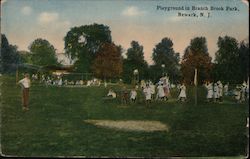 Playground in Branch Brook Park Postcard