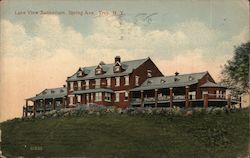 Lake View Sanitarium, Spring Ave. Postcard