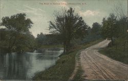 The Road to Kenoza Lake Postcard