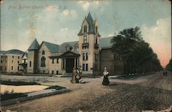 First Baptist Church Postcard