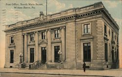 Post Office, South Main Street Wilkes-Barre, PA Postcard Postcard Postcard