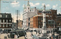 The Square Lancaster, PA Postcard Postcard Postcard