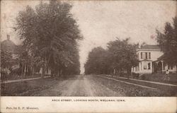 Arch Street, Looking North Postcard
