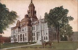 Court House Rock Island, IL Postcard Postcard Postcard