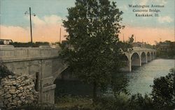 The Washington Avenue Concrete Bridge Postcard