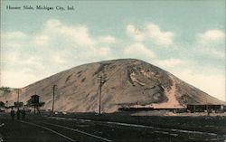 Hoosier Slide Michigan City, IN Postcard Postcard Postcard