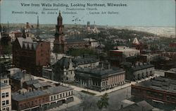 View from Wells Building, Looking Northeast Postcard