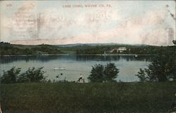 Lake Como Postcard