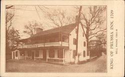 King of Prussia Inn, 1709 Postcard