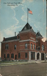 City Hall and Post Office Postcard