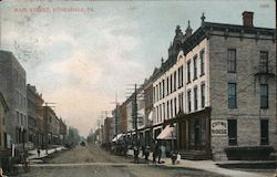 Main Street Honesdale, PA Postcard Postcard Postcard