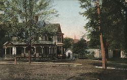 Dr. A. F. Merrell's Residence Hallstead, PA Postcard Postcard Postcard