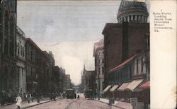 Main Street Looking South from Otterman Street Postcard