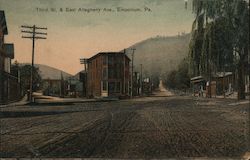 Third St. & East Allegheny Ave. Postcard