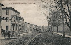 West Side of Main Street Eldred, PA Postcard Postcard Postcard