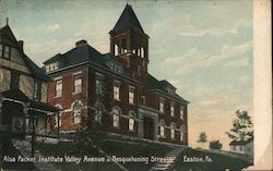 Alsa Packer Institute, Valley Avenue & Nesquahoning Street Postcard