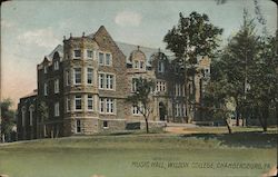 Music Hall, Wilson College Postcard