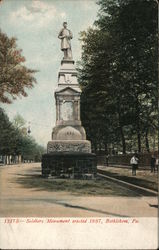 Soldiers Monument erected 1887 Postcard