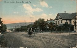 7th and Market Streets Postcard