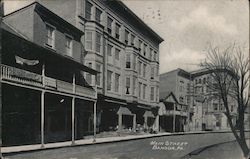 Main Street Bangor, PA Postcard Postcard Postcard