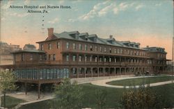 Hospital and Nurses Home Postcard