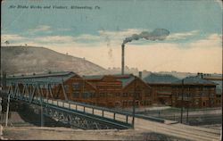 Air Brake Works and Viaduct Postcard