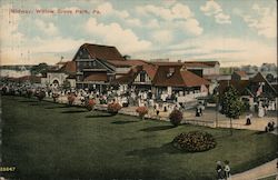 View of Midway, Willow Grove Park Postcard