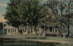 Color view of the Patterson House Waymart, PA Postcard Postcard Postcard